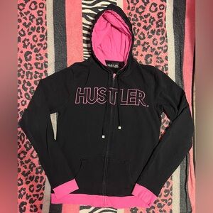 Vintage Y2K Hustler zip up jacket
